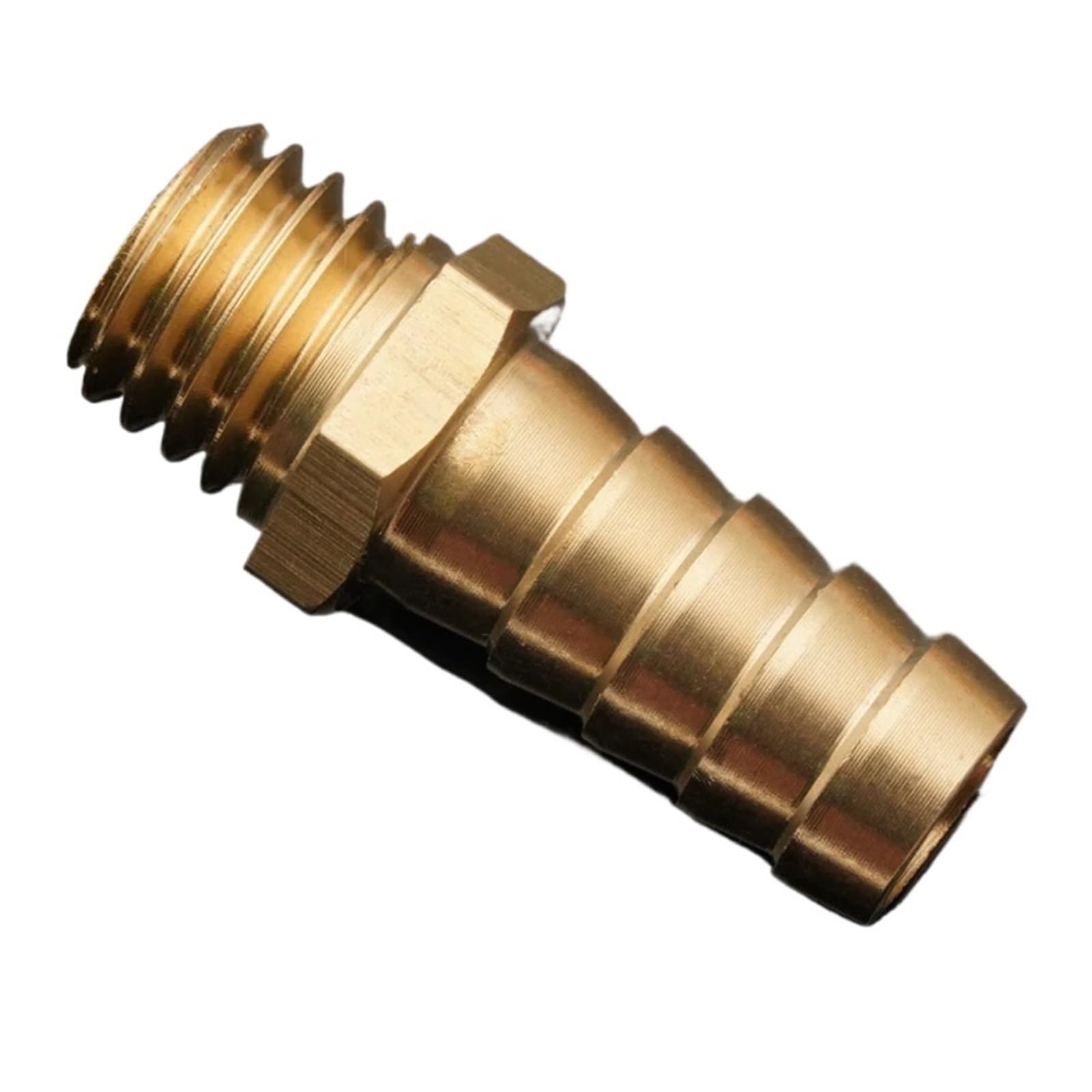 Epaknhgd Men's 12Mm 1Pc Metric Thread Connector Joint Copper Coupler Adapter