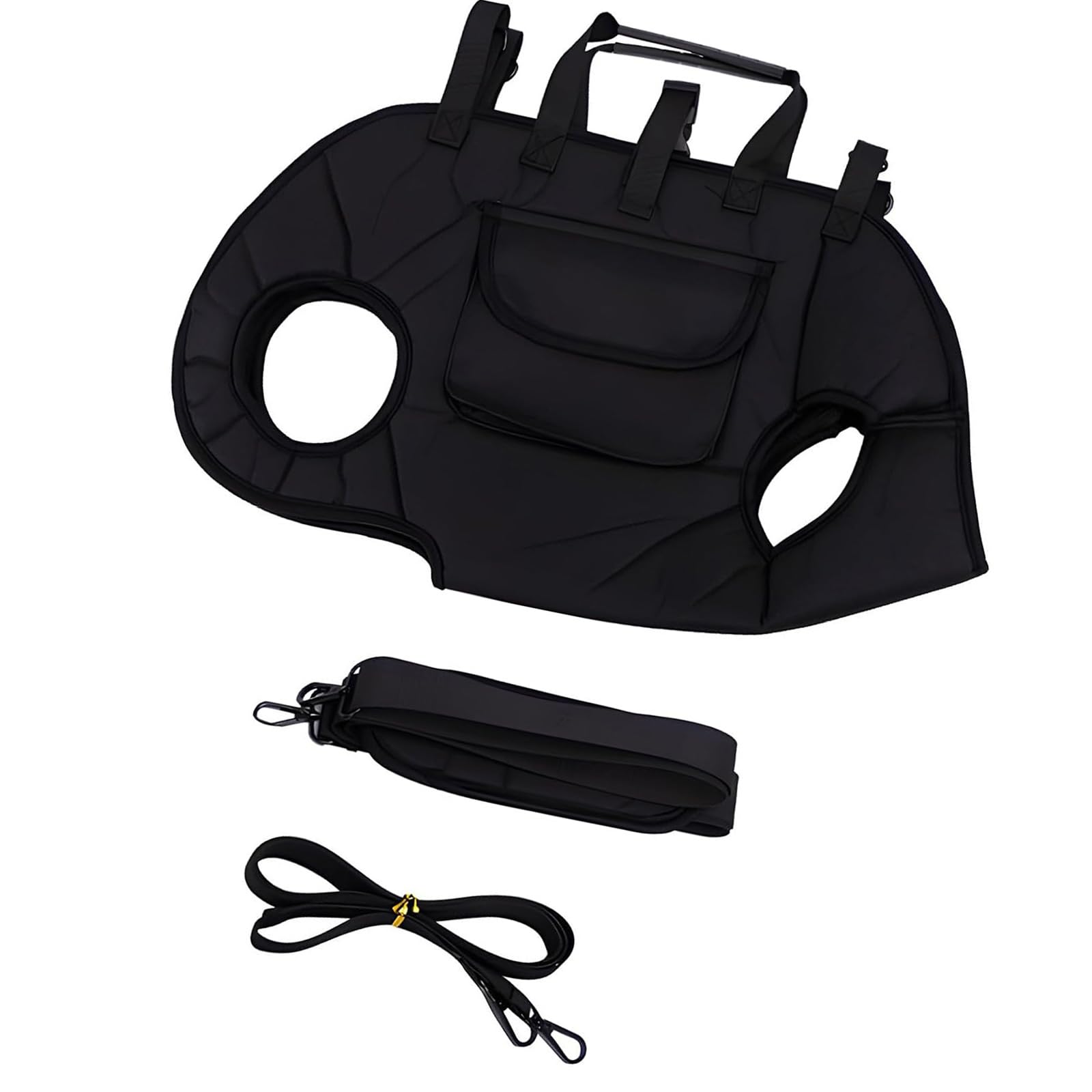 MICFENY Foldable Dog Backpacks with Adjustable Straps and Ventilated Design Ensuring Pet During Journeys