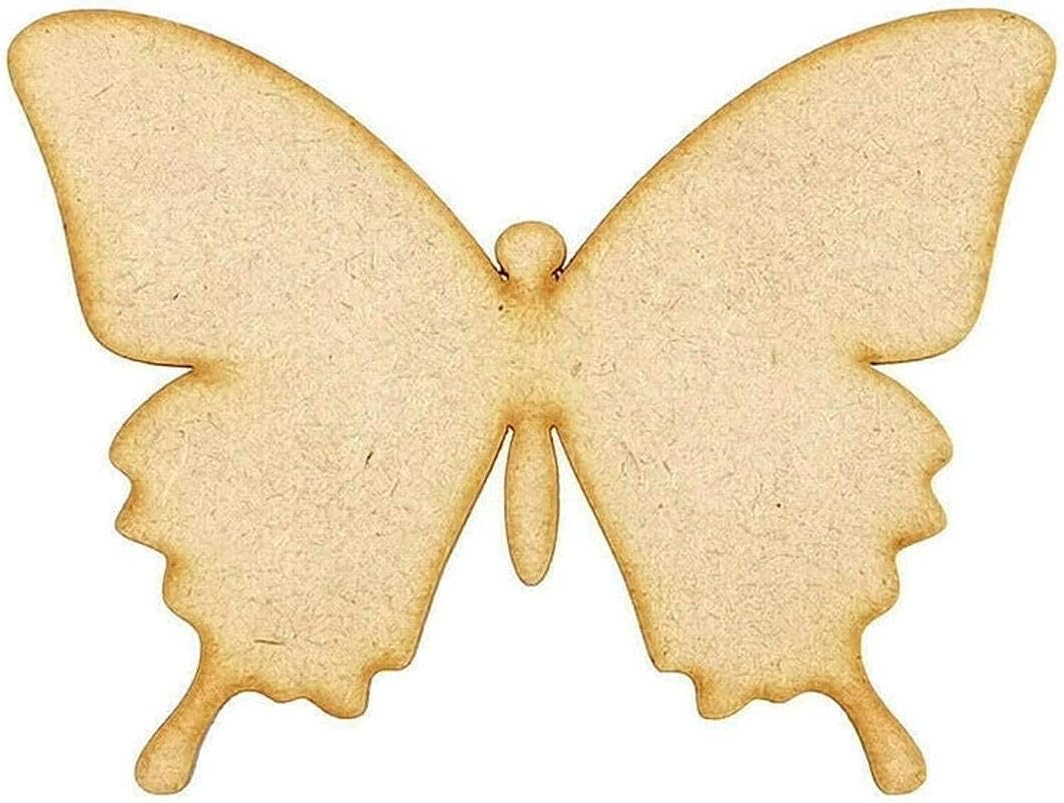Cakes in The City- Butterfly Cutouts Craft Shapes | DIY MDF Art & Craft Cut Outs | Pack of 6 Pcs