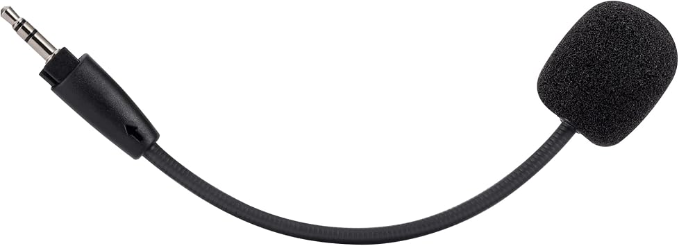UNCLE LIGHT Replacement Game Mic for Corsair HS35 & HS45 Series Stereo Gaming Headset on PS4 PS5 Xbox One PC, 3.5mm Detachable Boom Microphone Noise Cancelling