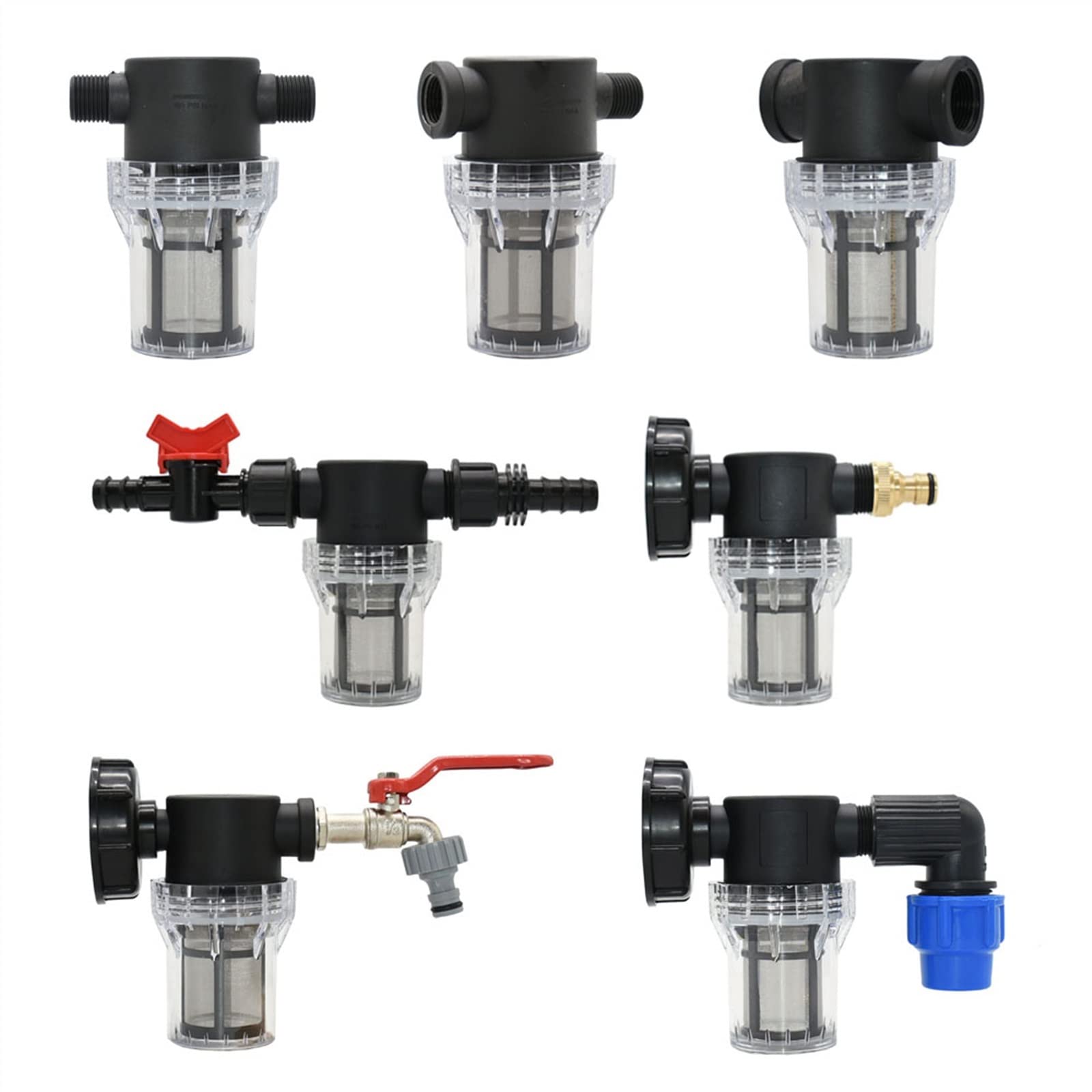 Adaptateur de filtre à mailles pour protéger l'arrosage automatique du potager de maison
