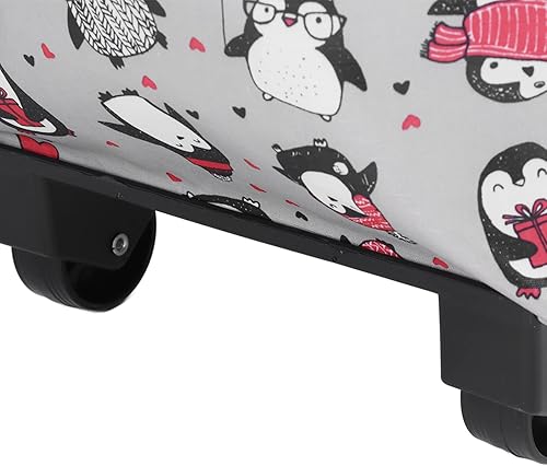 Miniatura 4 de Carrito de compras, paño plegable con ruedas ligero al aire libre carrito de comestibles para mujer mayor