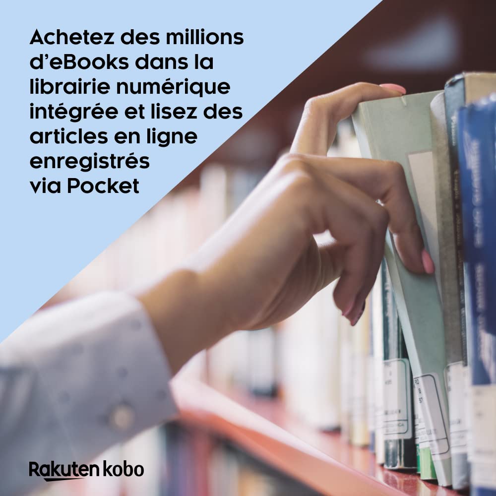 Liseuse numérique Kobo by Libra 2 Écran 7" 32 Go Noir