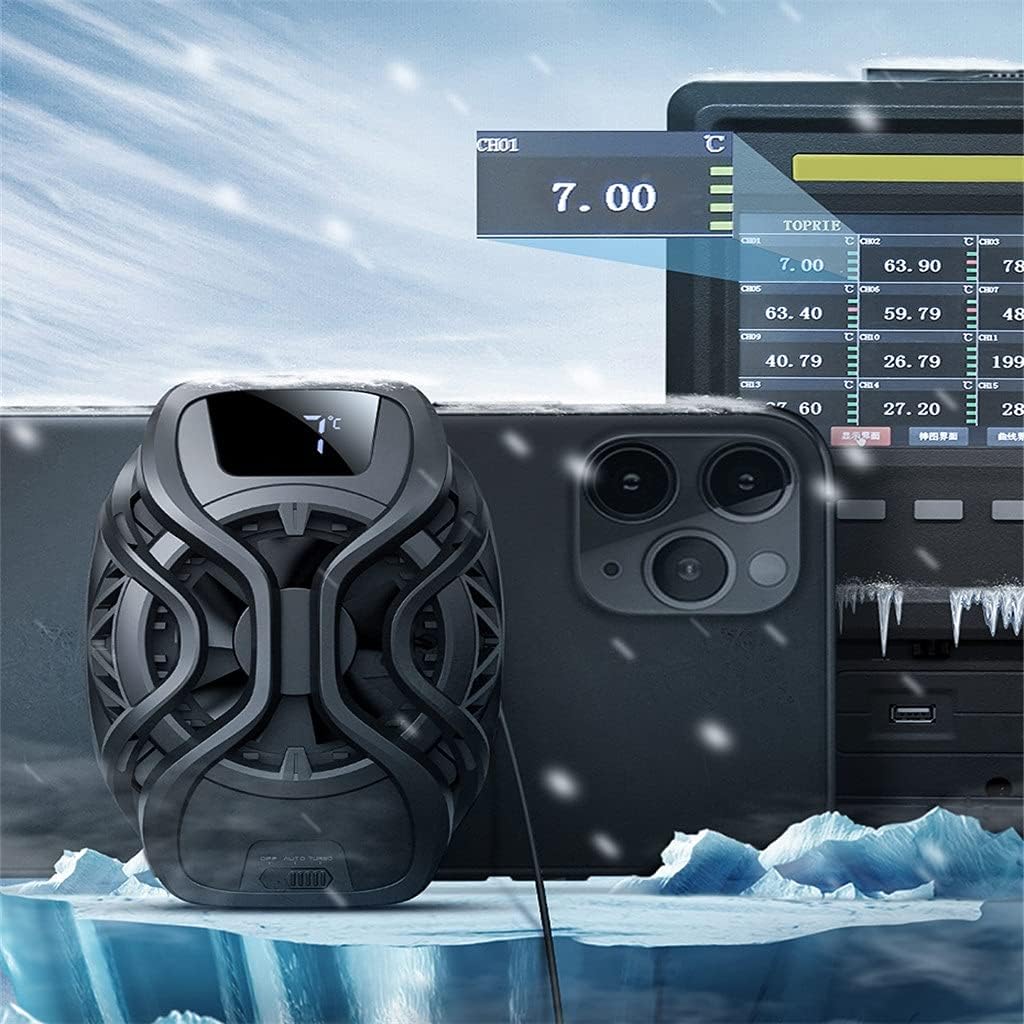 wykdd mobile phone coolers refriger cooling radiator gaming universal phone fan holder for pubg mobile game phone cooling fan color e