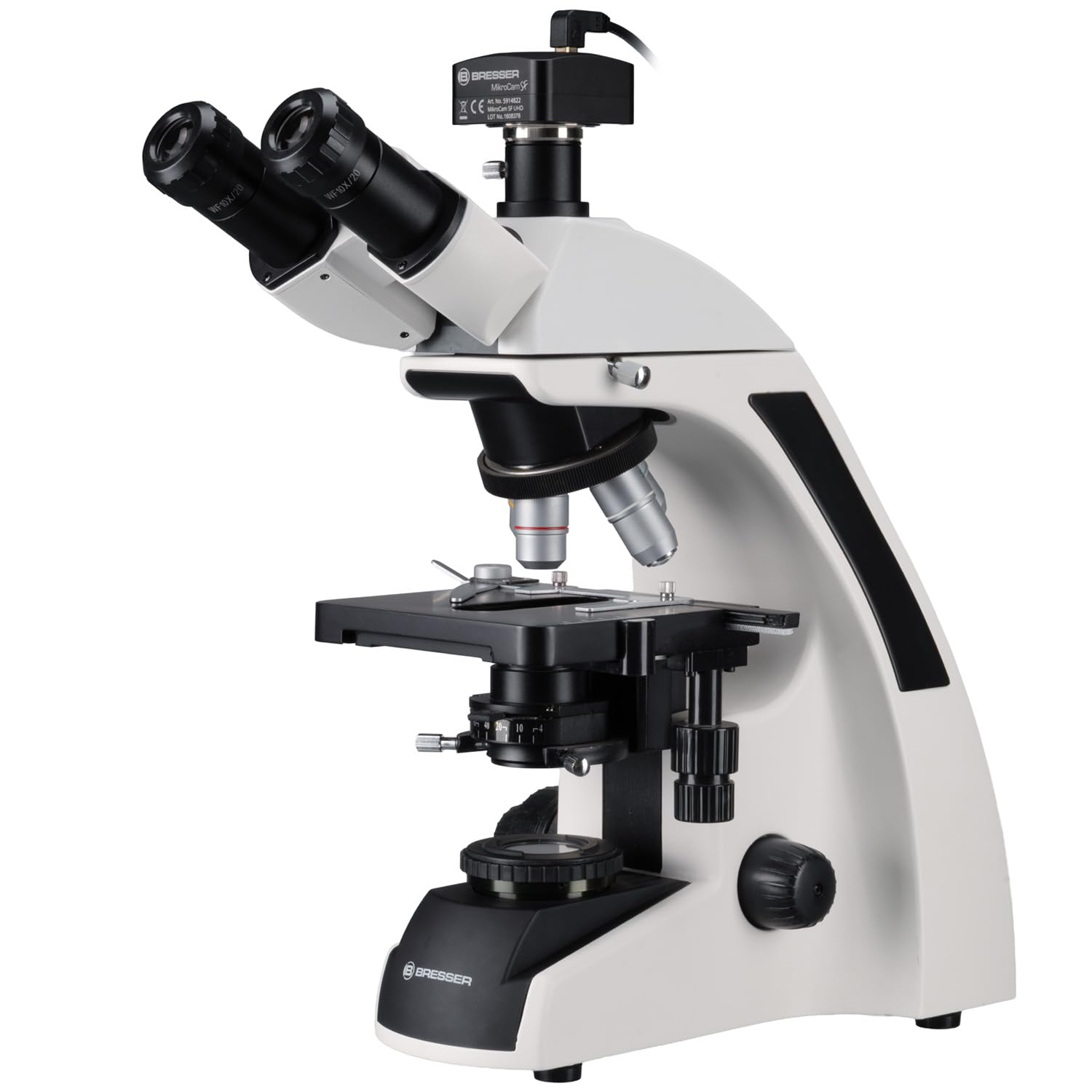 BRESSER Mikroskop Trinokularowy Science TFM-301 z kamer? MikroCam SF UHD