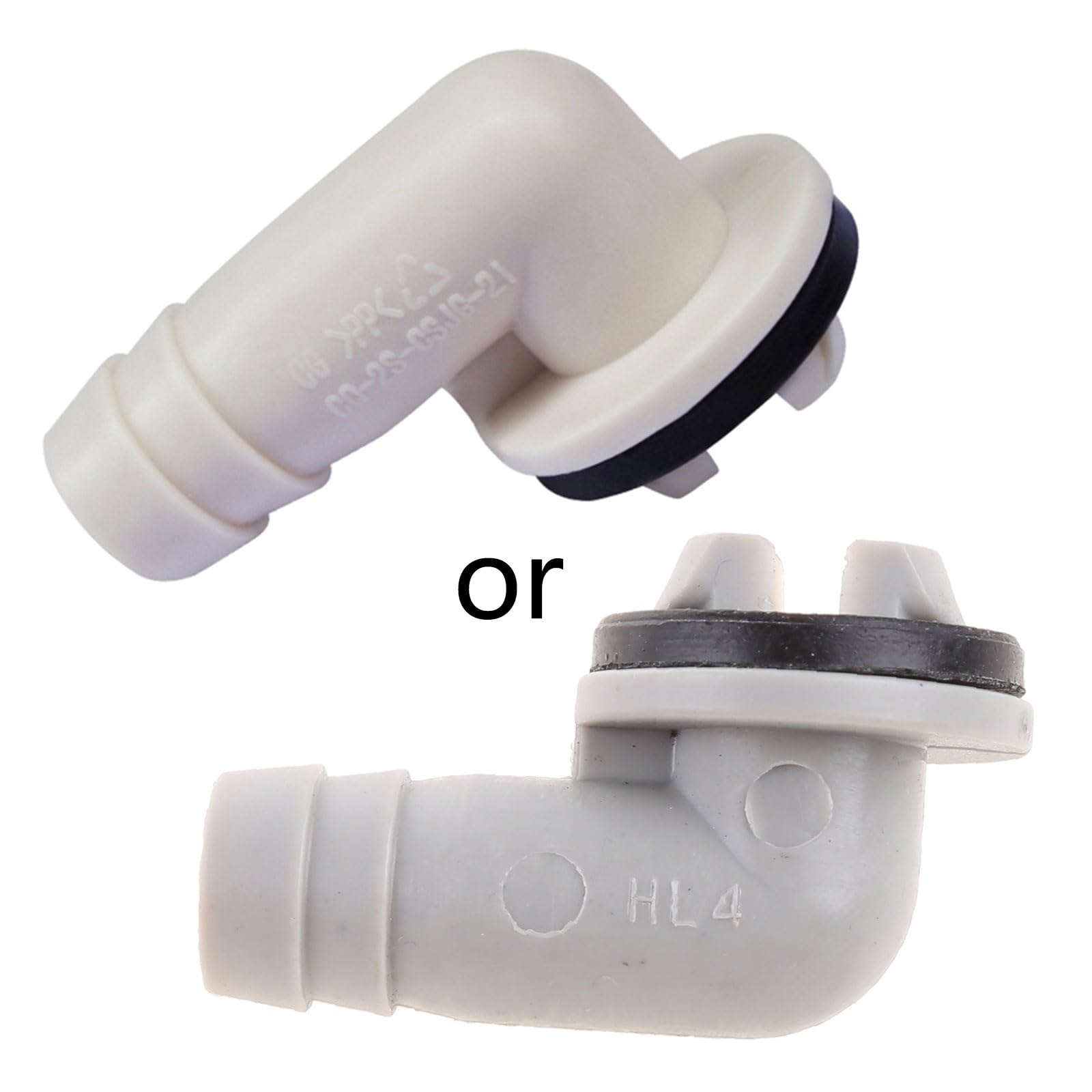 for Drain Hose Connector Elbow 0.59in with Rubber Tightness Fit for Most AC
