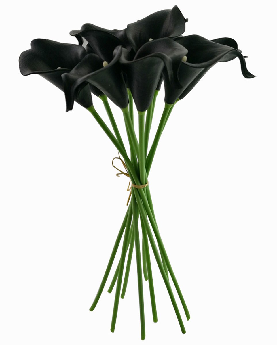 Uteruik Calla Bouquet De Fleurs Artificielles En Latex Au Toucher