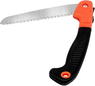 KALIM Folding Hand Saw, Gardening/Camping/Pruning Saw with Rugged 7 Inch Blades Professional Folding Saw Razor Tooth Sharp Blade Solid Non-Slip Grip