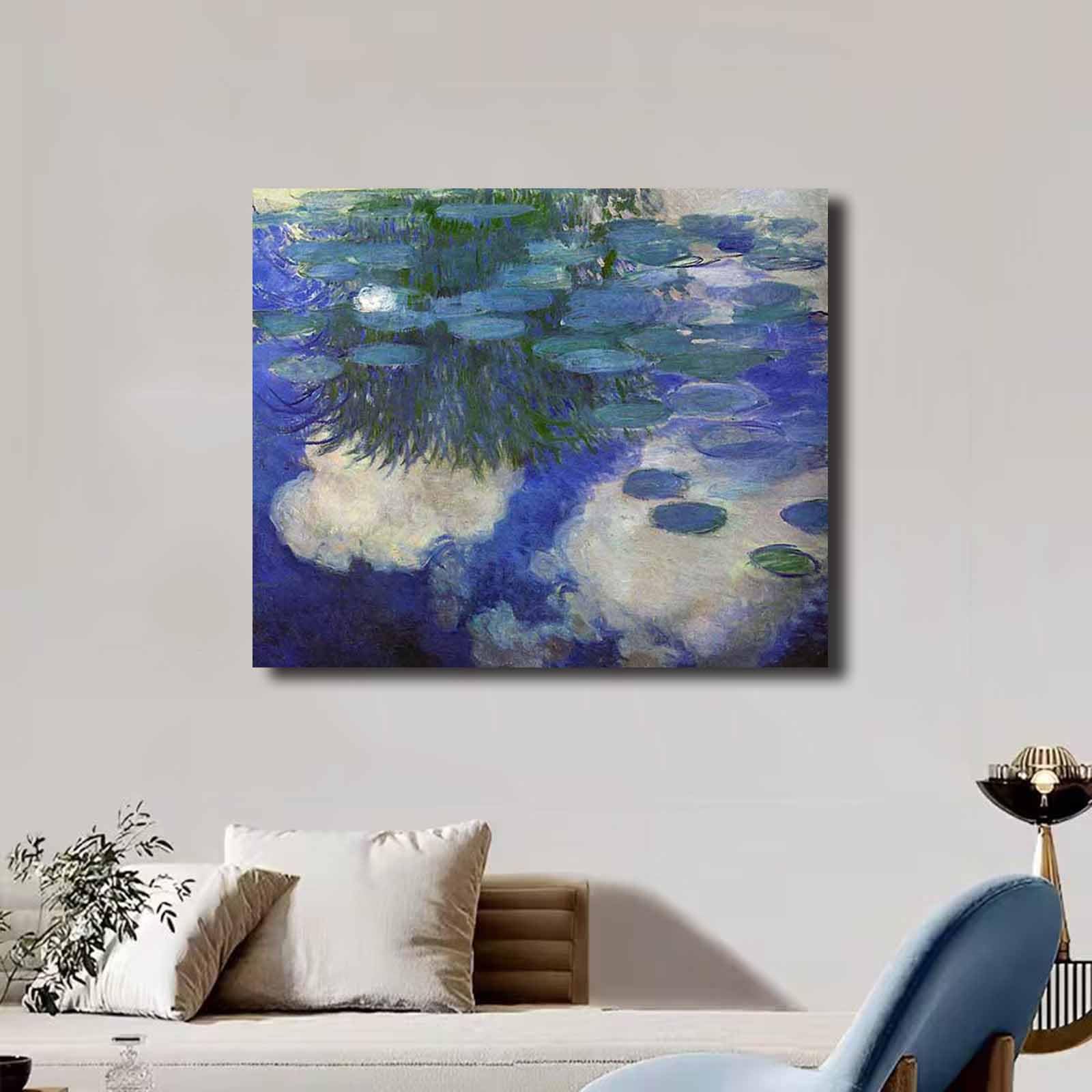 Amazon.co.jp: クロード・モネWater Lilies 絵画 インテリア