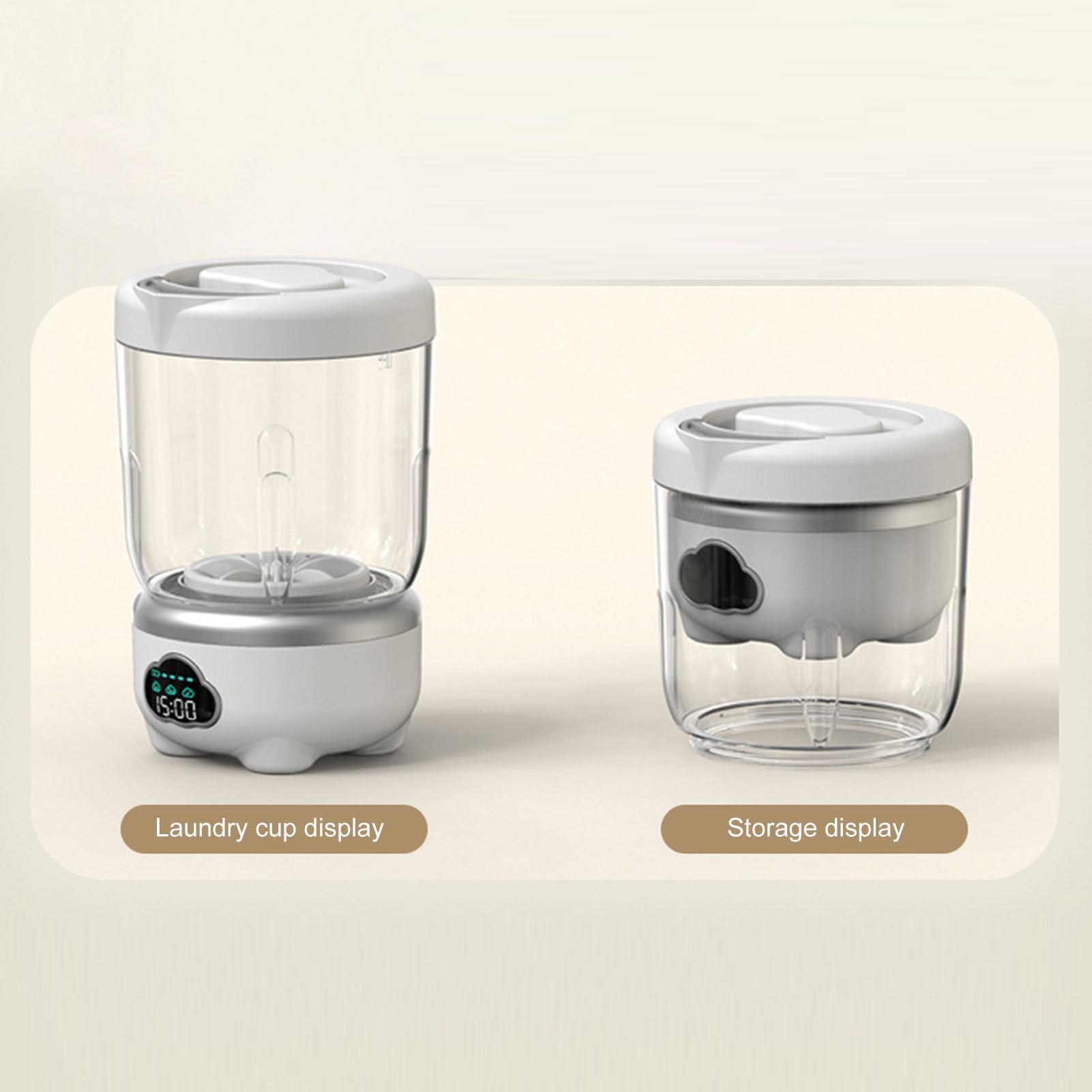 Piccola Lavatrice 1.6L Display Digitale Lavabiancheria Per Abbigliamento | Lavatrice Compatta per Calzini Per Calze Reggiseni Asciugamani Delicati Appartamento Viaggio Casa Dormitorio