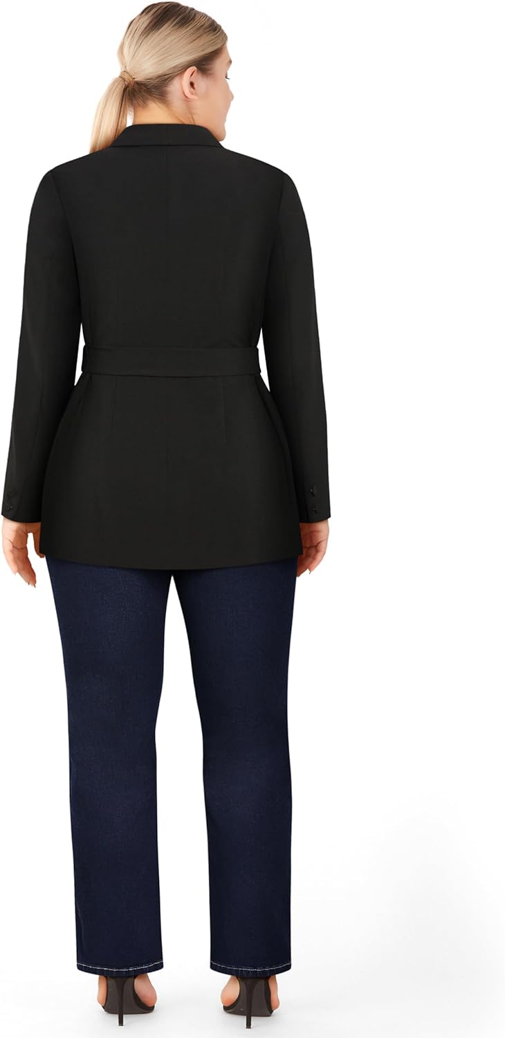 City Chic Women's Plus Size Jacket - Belted Soraya - Image 2