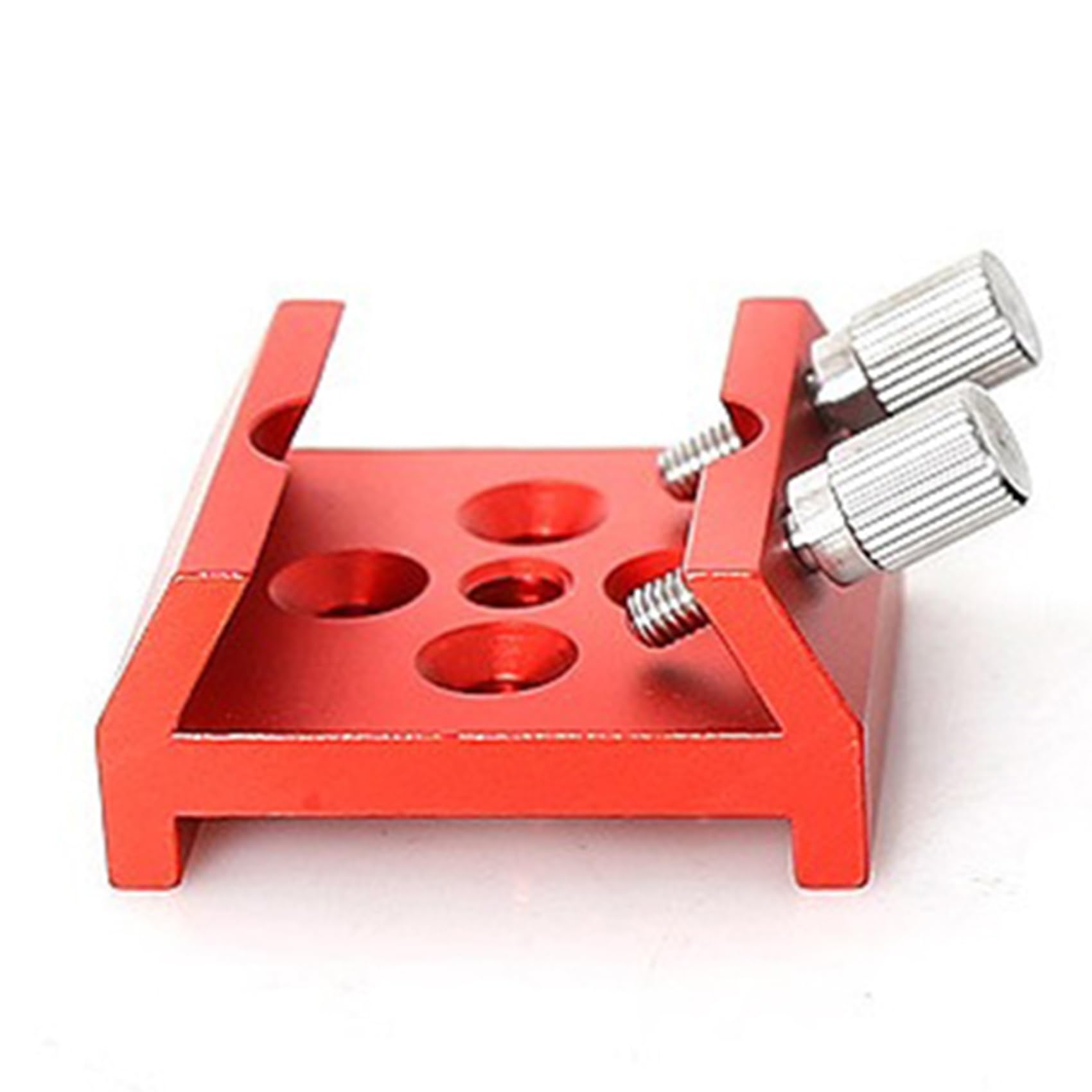 2X Base del Buscador de Telescopios, Ranura en de, Base de ModificacióN de Rosca de 1/4, Accesorios de Montaje para Telescopio AstronóMico, Rojo
