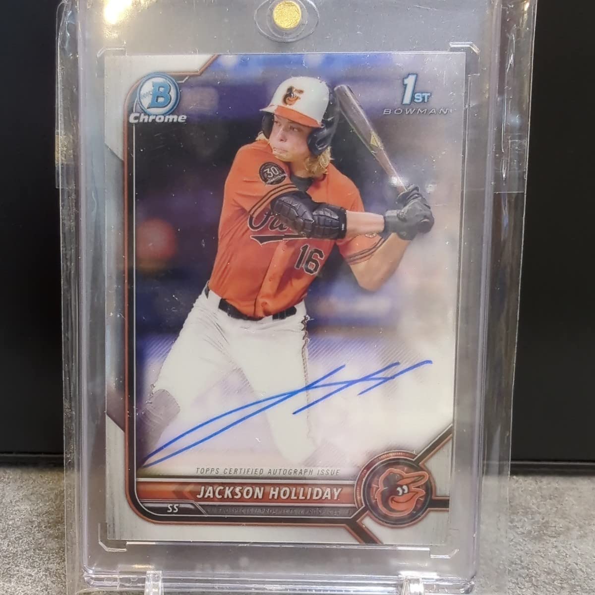 Amazon.co.jp: 2022 Topps 1st Bowman Chrome Draft Jackson Holliday 