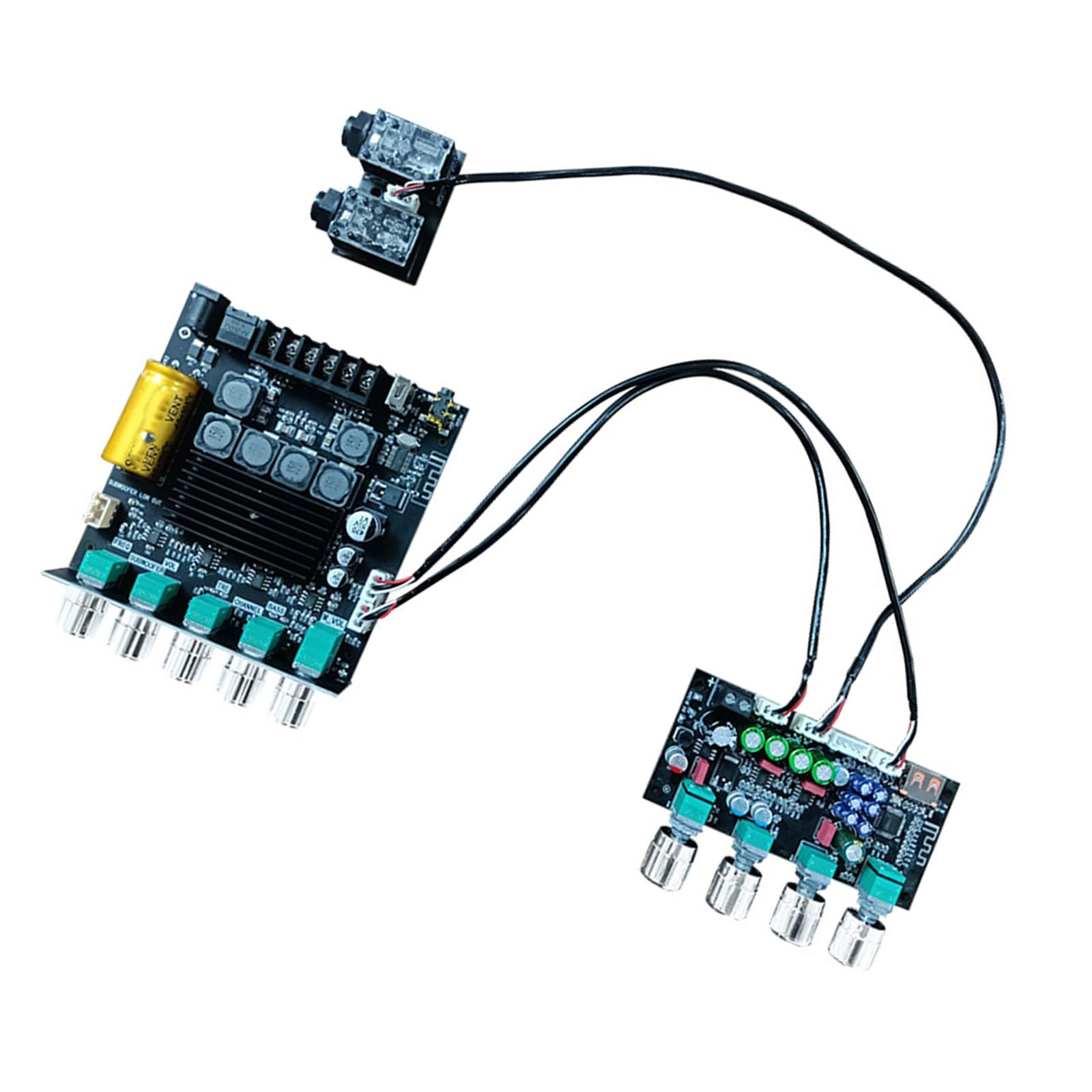 Professionale 8-36V Karaoke Riverberation Board Front Stage Effect Sound Amplifier Scheda Preamp Board DSP Modulo di Miscelazione Riverbero Uscita Preamp Modulo