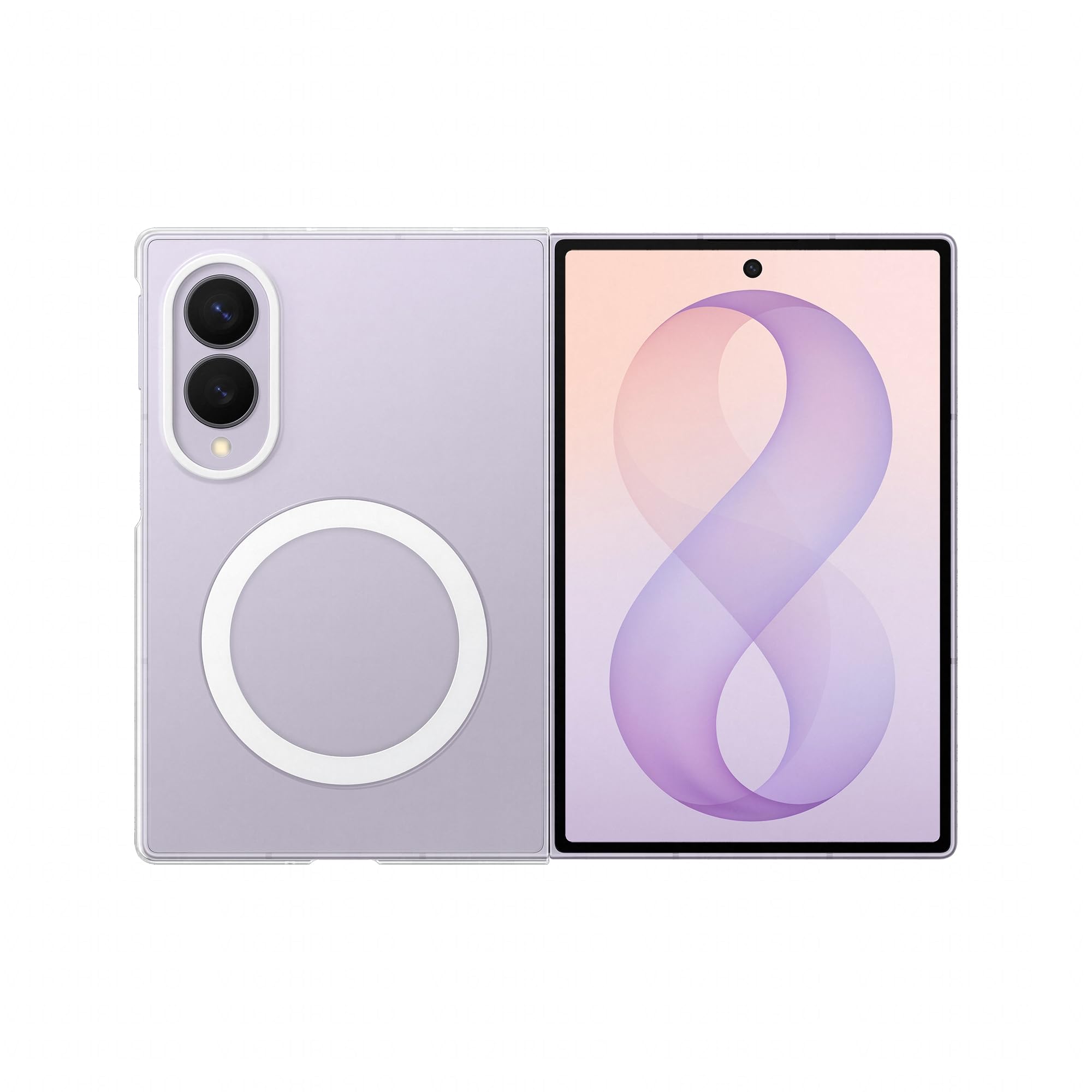 Immagine di Samsung Clear Magnet Case per Galaxy Z Fold8 · Colore Trasparente · Motivo Tinta unita