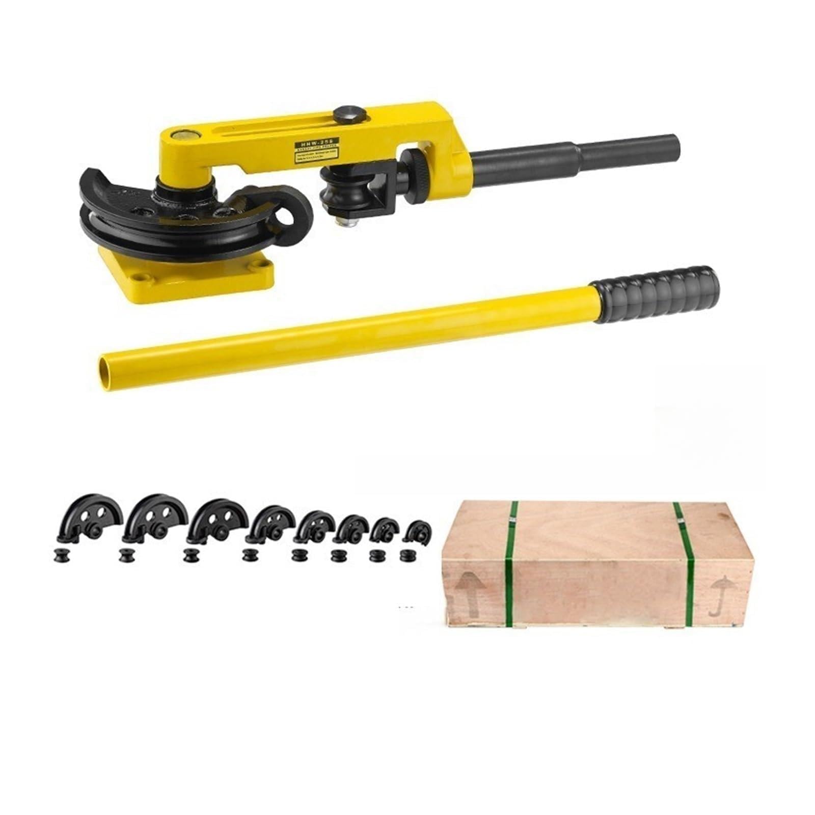 Mthckxjbsuz C Manual Pipe Tube Bender Set 10-25Mm Multifunction Steel Opper Tube Bending Machine Lever Type U-Type Stainless Steel Manual For Diy Enthusiasts(C)