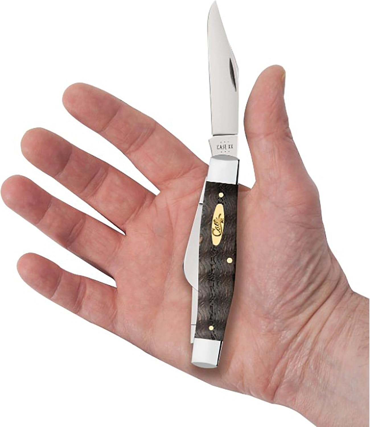 Case Cutlery CA14004: Stockman Black Curly Oak
