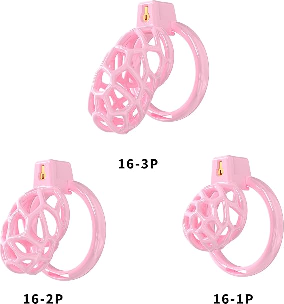 Men's Fitness Protective Training Cage - Resin Material - A342 (Pink, S)