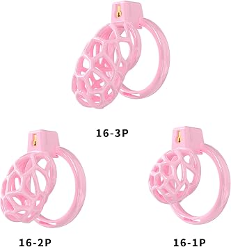 Men's Fitness Protective Training Cage - Resin Material - A342 (Pink, S)