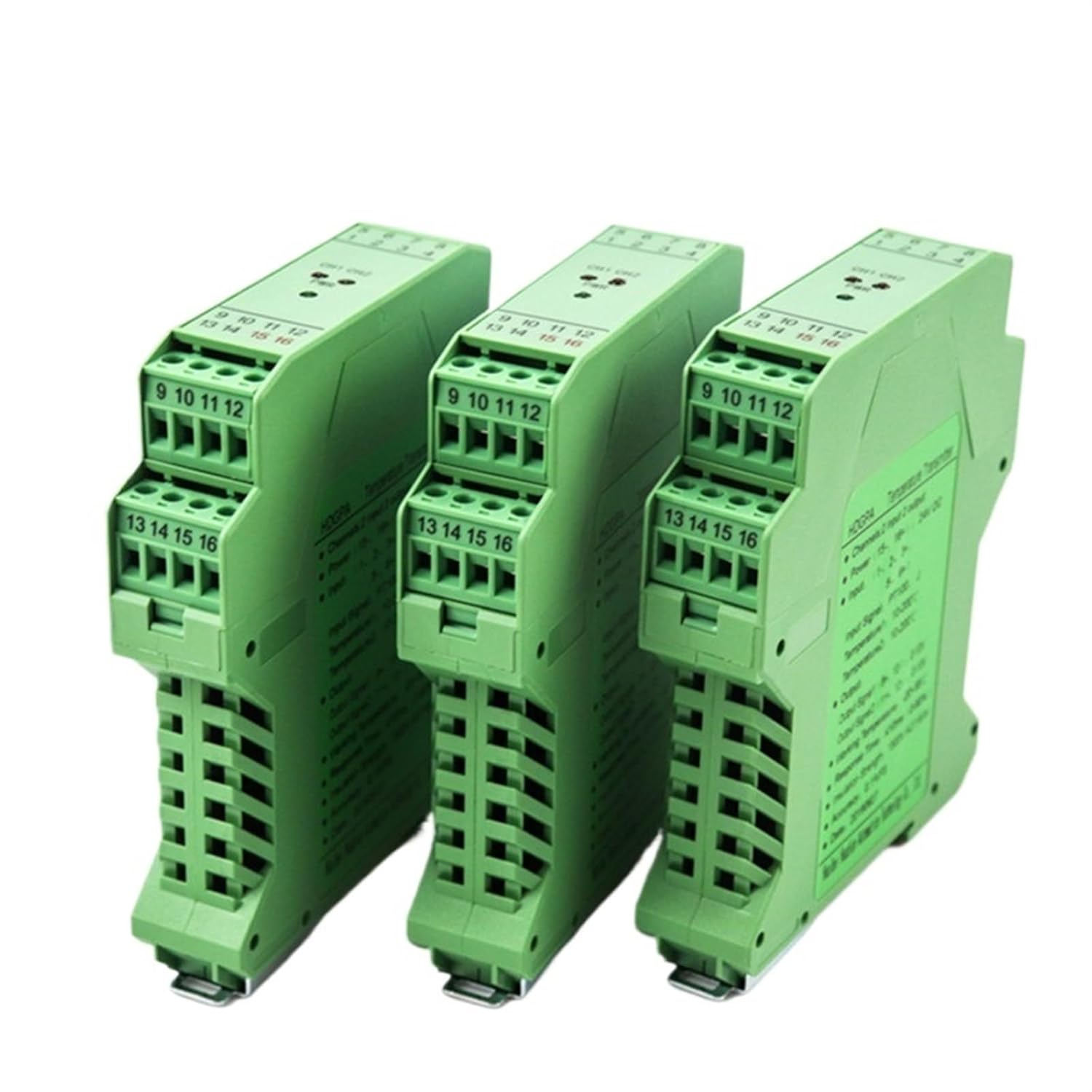 1pcs 24VDC Power Analog 4-20mA Galvanic Signal Converter Isolator 0-10V Signal Isolation Signal Isolator(4-20mA in and Out,1 in 3 Out)