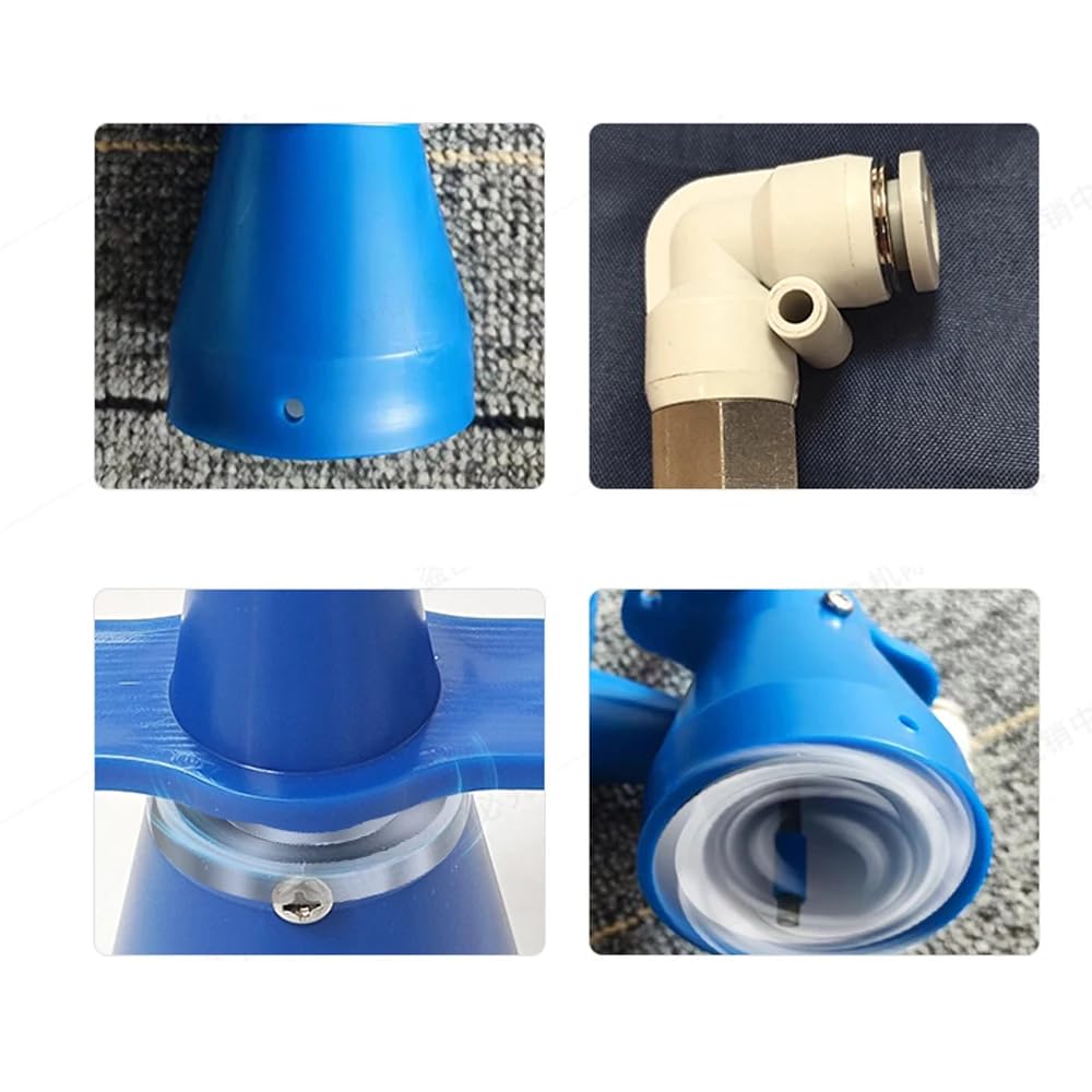 Toplionace Cuchillo de Aire de Alta Presión y Alta Velocidad de Impacto de Plástico, Soplado de Agua de 360° Sin ángulos Ciegos y Eliminación de Polvo