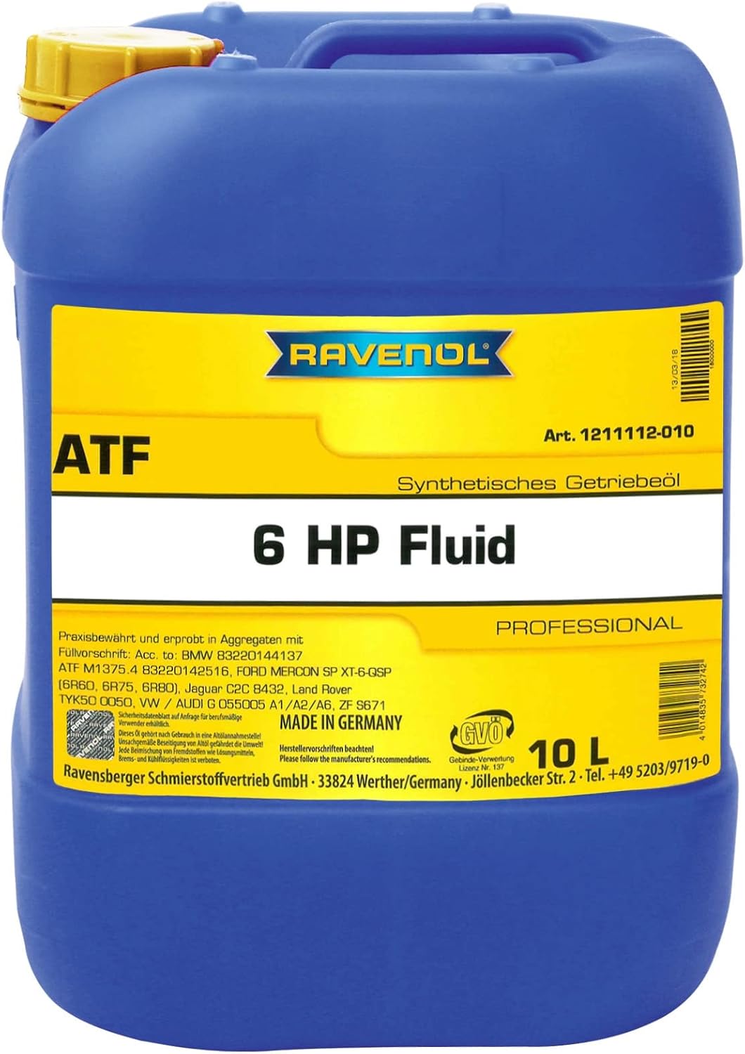 RAVENOL ATF 6 HP Fluid