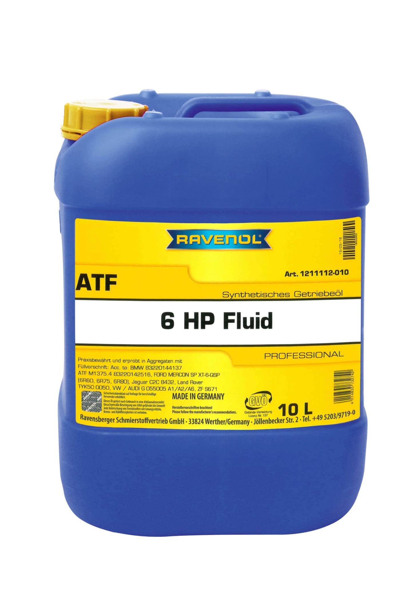 RAVENOL ATF 6 HP Fluid
