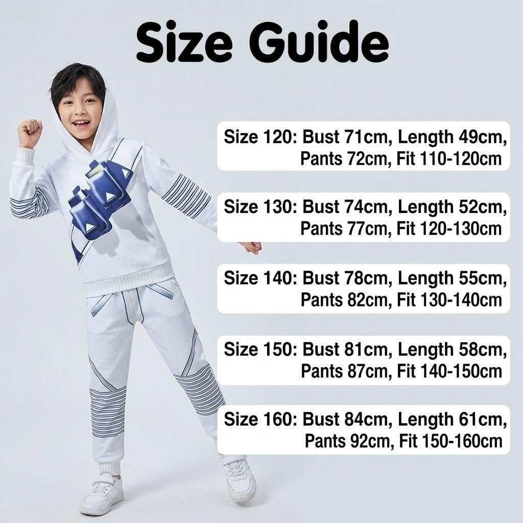 Kids Fashion Pullover Outdoor Hoodie Set Sport Coats and Pants