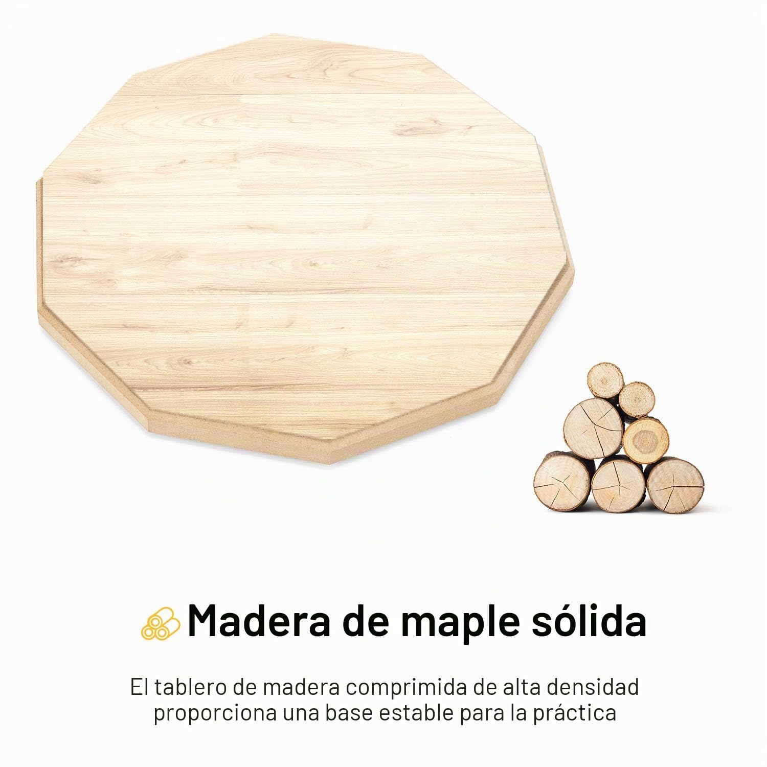 Donner 8'' Almohadilla de Práctica con Baquetas,Azul
