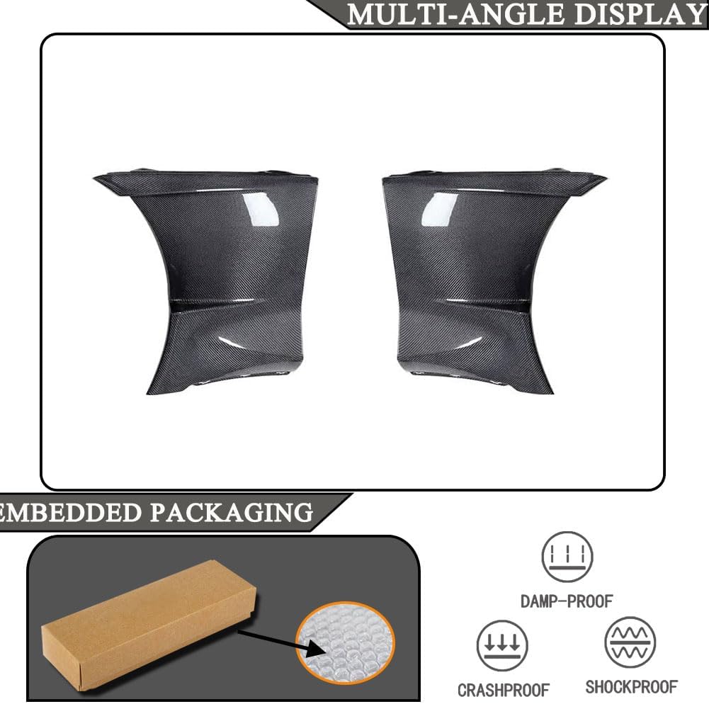 Carbon Fiber Front Side Fender Vent for Toyota GR Supra MK5 A90 A91 Coupe 2Door 201-2024 Side Bumper Fender Panel Air Intake Cover Trim 1Pair Factory Outlet