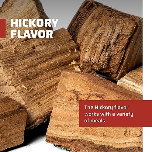 Image of Camp Chef Premium Hardwood Chunks - Wood Chunks for Smoking & Outdoor Grilling - Compatible with Pellet Grills, Smokers & Barbecues - Made in The USA - Hickory, 432 cu in