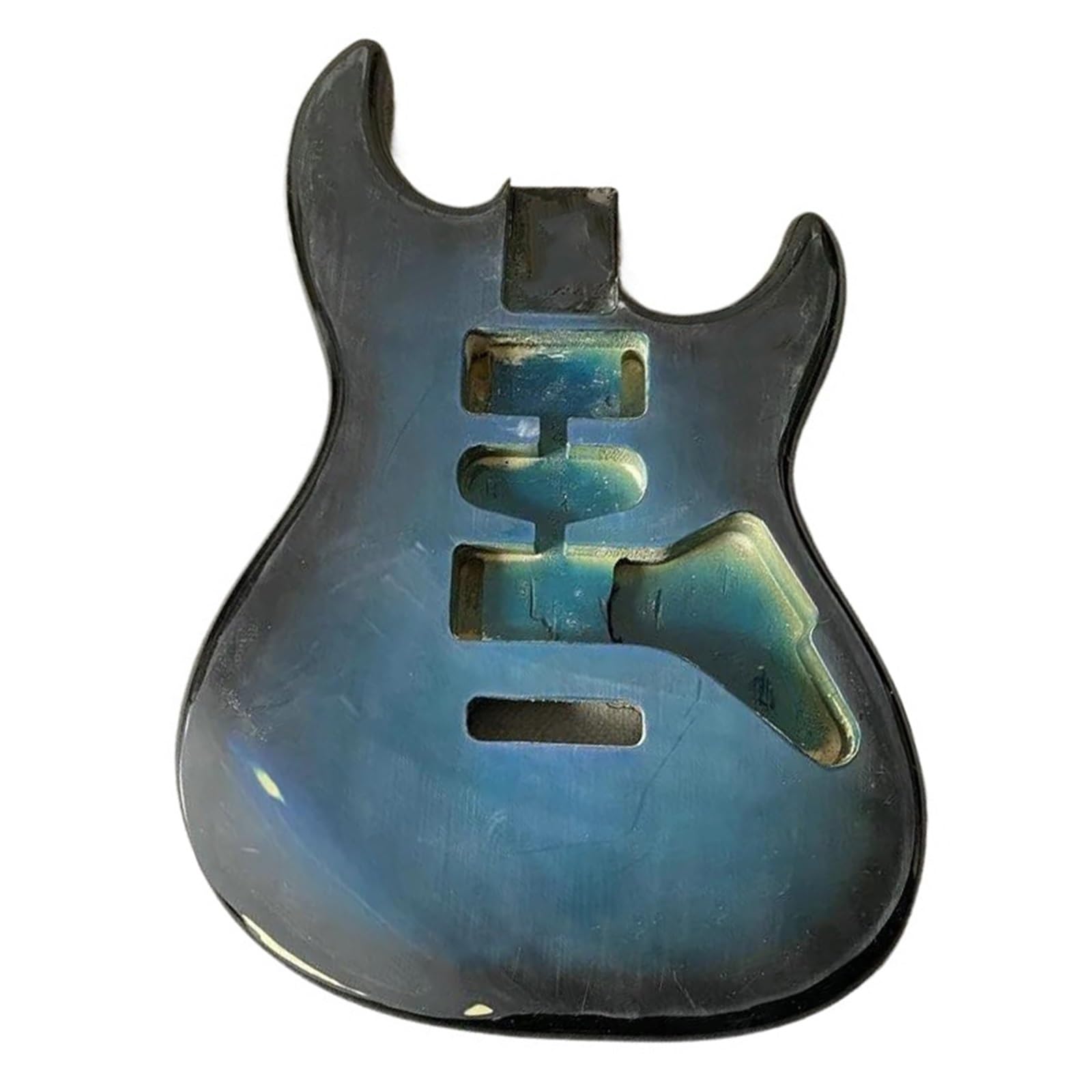 Fai da te Corpo Della Chitarra Durevole Parti Per Chitarra Fai Da Te Per Amanti Della Musica Corpo ST Di Colore Blu