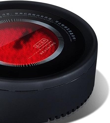 Miniatura 5 de Mini estufa eléctrica, silenciosa estufa de té eléctrica pequeña placa caliente de cerámica para hacer agua hirviendo haciendo café perilla ajuste