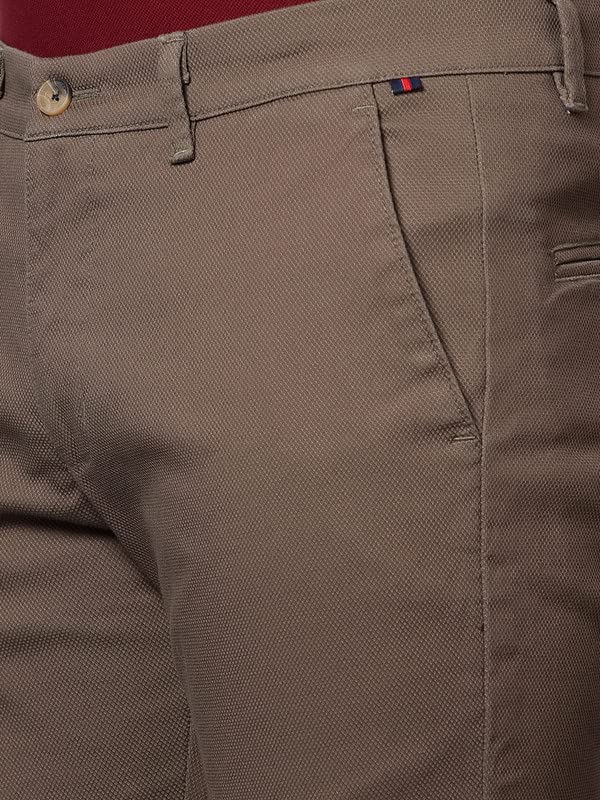 Image of Cantabil Black Solid Non Pleated Regular Fit Mid Rise Formal Trouser for Men | Formal Pants for Men | Formal Wear Regular Fit Trouser for Men (P MTRC00086)