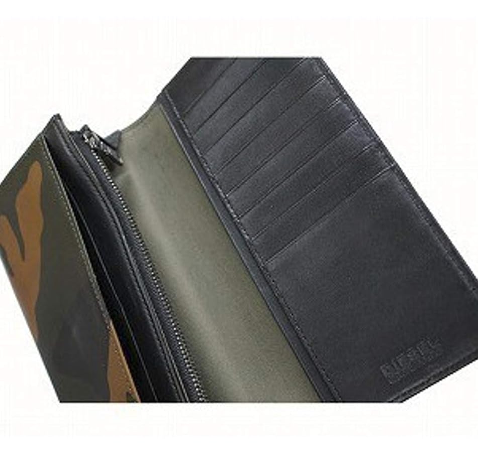DIESEL ベージュキャンバス長財布 DIESEL ベージュキャンバス長財布 DIESEL®】ウィメンズ 財布