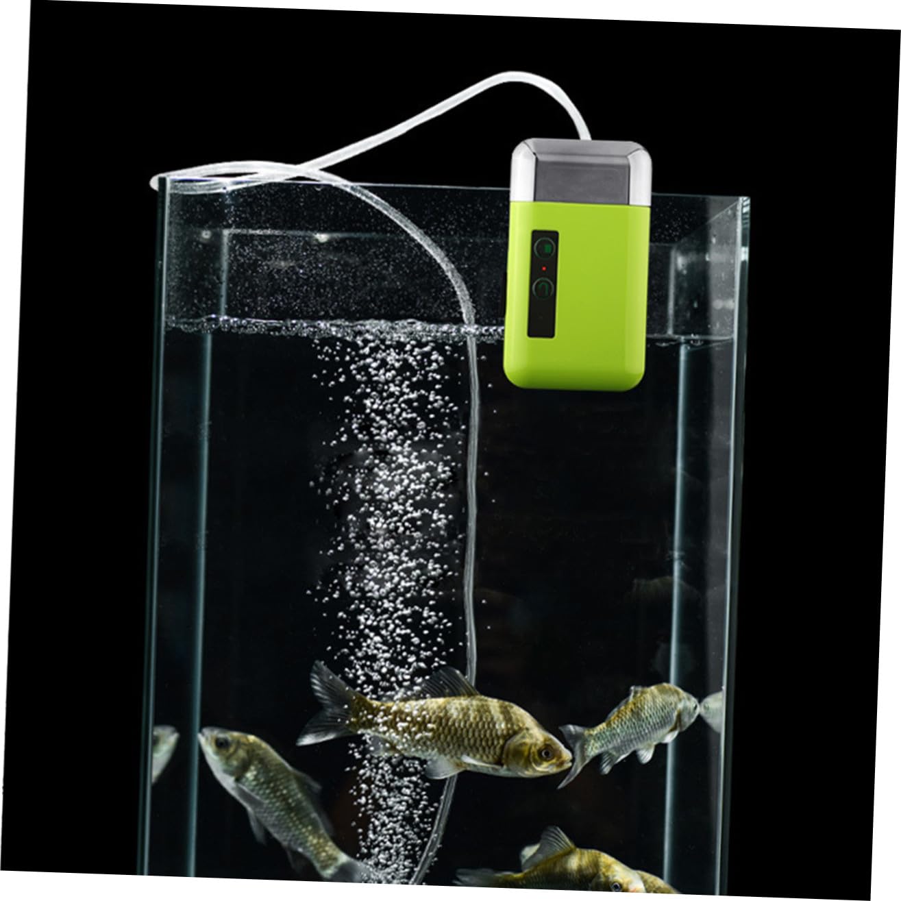 BESPORTBLE Pompe à Rechargeable pour Aquarium Et Étang Système Aération Pompage Induction Accessoire Multifonctionnel pour Hydroponie Et Couleur Verte