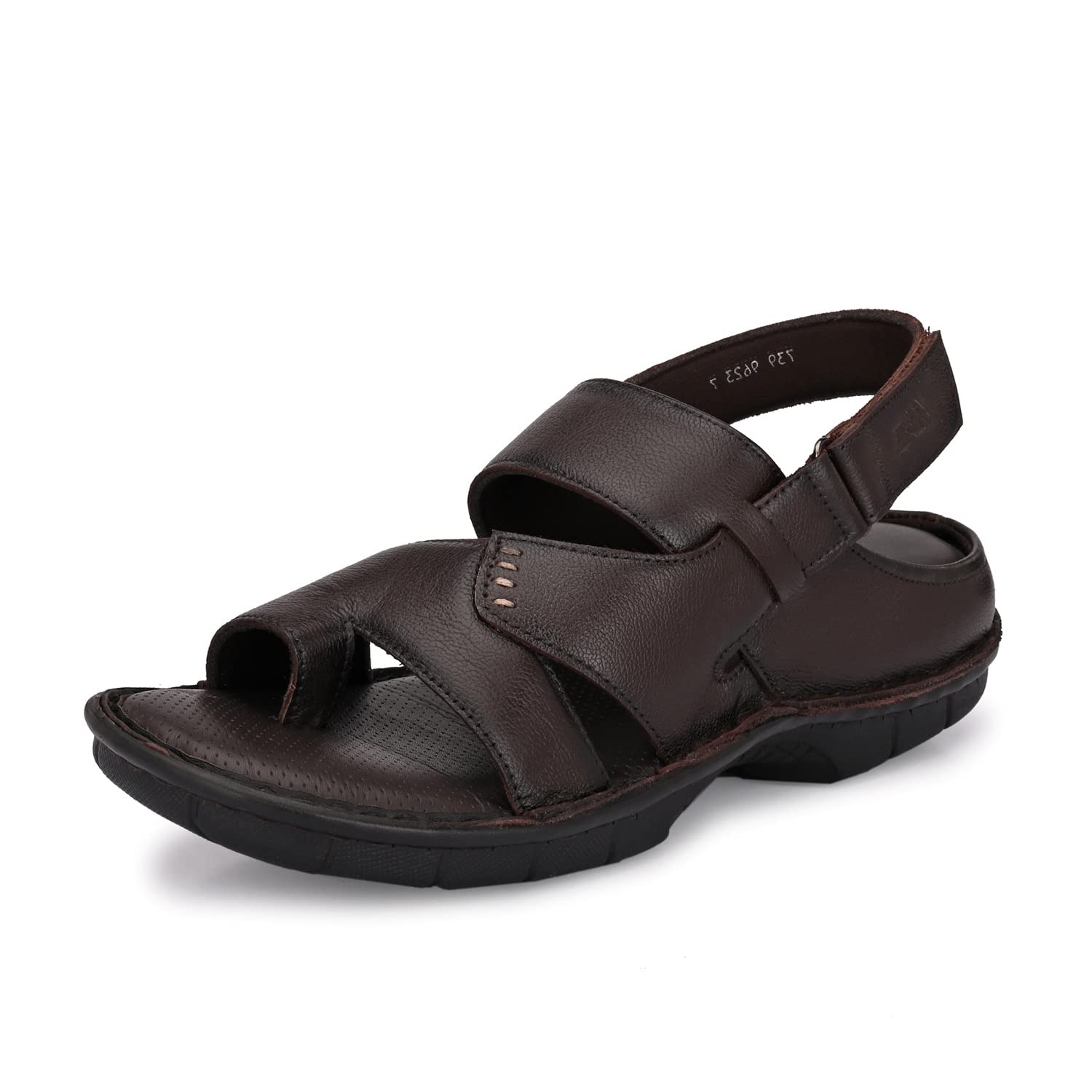 HITZ Mens Brown Leather Toe Ring Comfort Sandals - 7 (B09Q93QRV3) Amazon Price History, Amazon Price Tracker