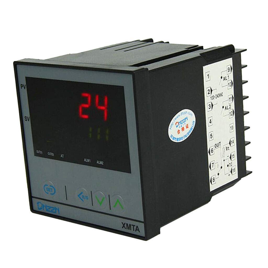 220V PID Digital Temperature Controller Thermocouple 0 to 400℃ XMTA-6913102 2