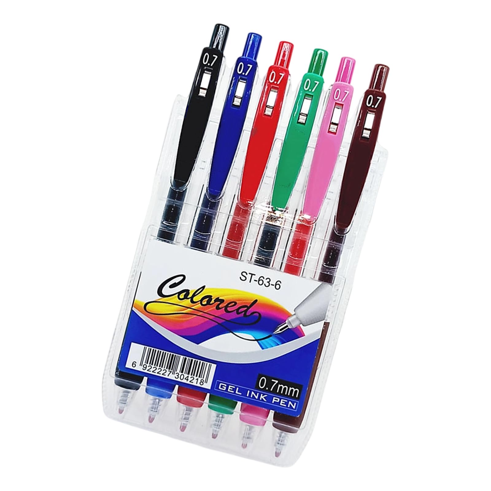 Jazuaiao Retractable Colored Gel Inks Pen 0.7MM Fine Point Drawing Pen for Journal Planner Notebook Scrapbooking Note Taking Gel Set for Journaling