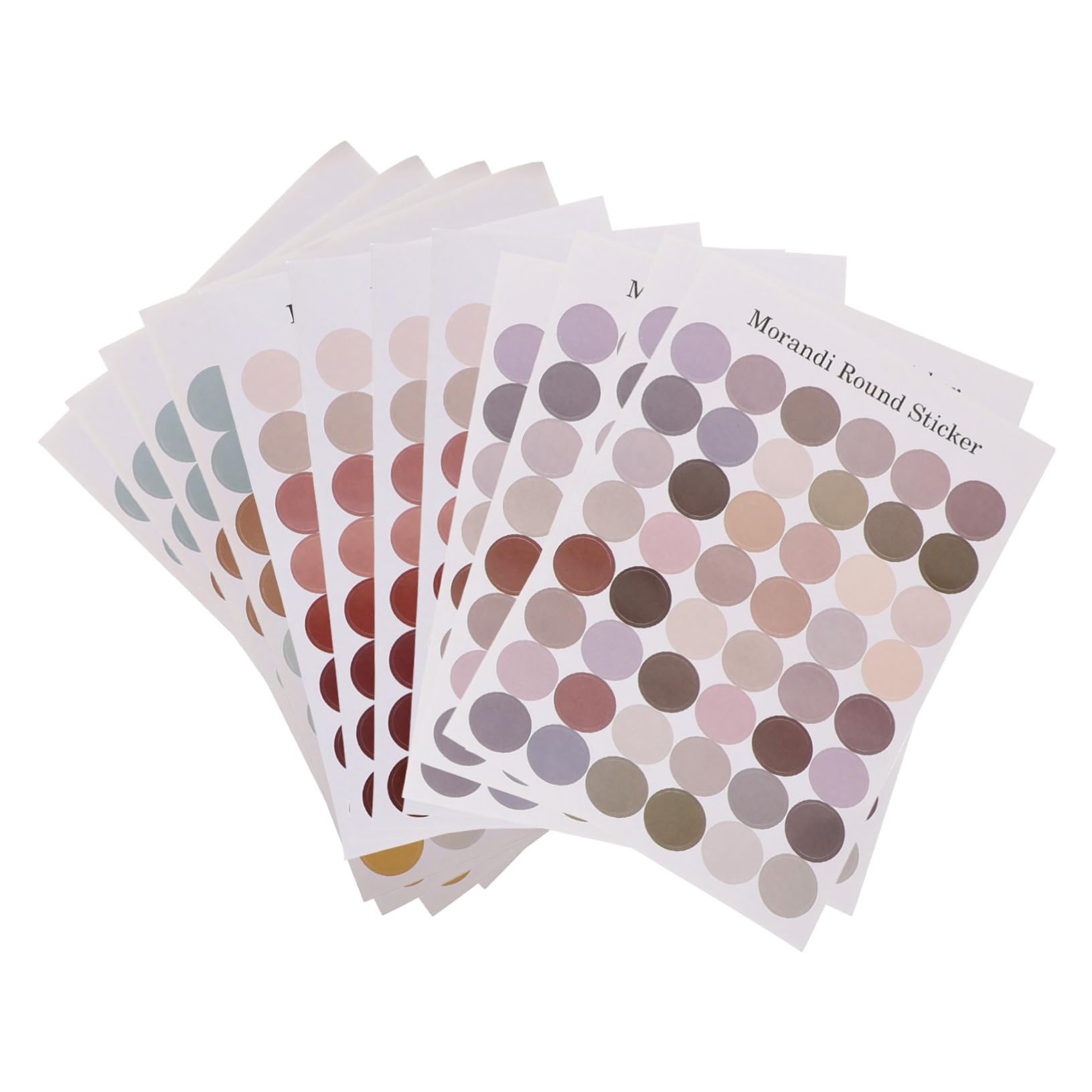 HOMSFOU 5 Sätze Aufkleber Personalisierte Sticker Geschenkverpackung Geschenkdeko Blumenstrauß Zeitschrift Etiketten Scrapbook-versorgung Beschriftungsmarkierung Papier 12 Blätter * 5