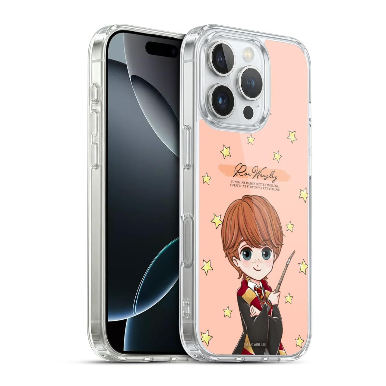 Head Case Designs Licenciado Oficialmente Harry Potter Patrón Luna Reliquias de la Muerte XXXVII Caso Funda de Gel Suave Compatible con Apple iPhone 12 / iPhone 12 Pro — view 83