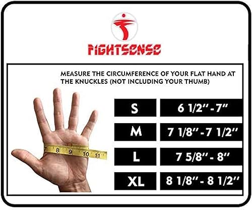 Miniatura 6 de FIGHTSENSE Guantes de boxeo de gel acolchados para hombres y mujeres con envolturas largas y elásticas para boxeo, artes marciales mixtas, Muay