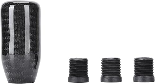 Miniatura 1 de Pomo de palanca de cambios de automóvil, palanca de cambios de fibra de carbono, perilla universal de fibra de carbono, perilla de palanca de