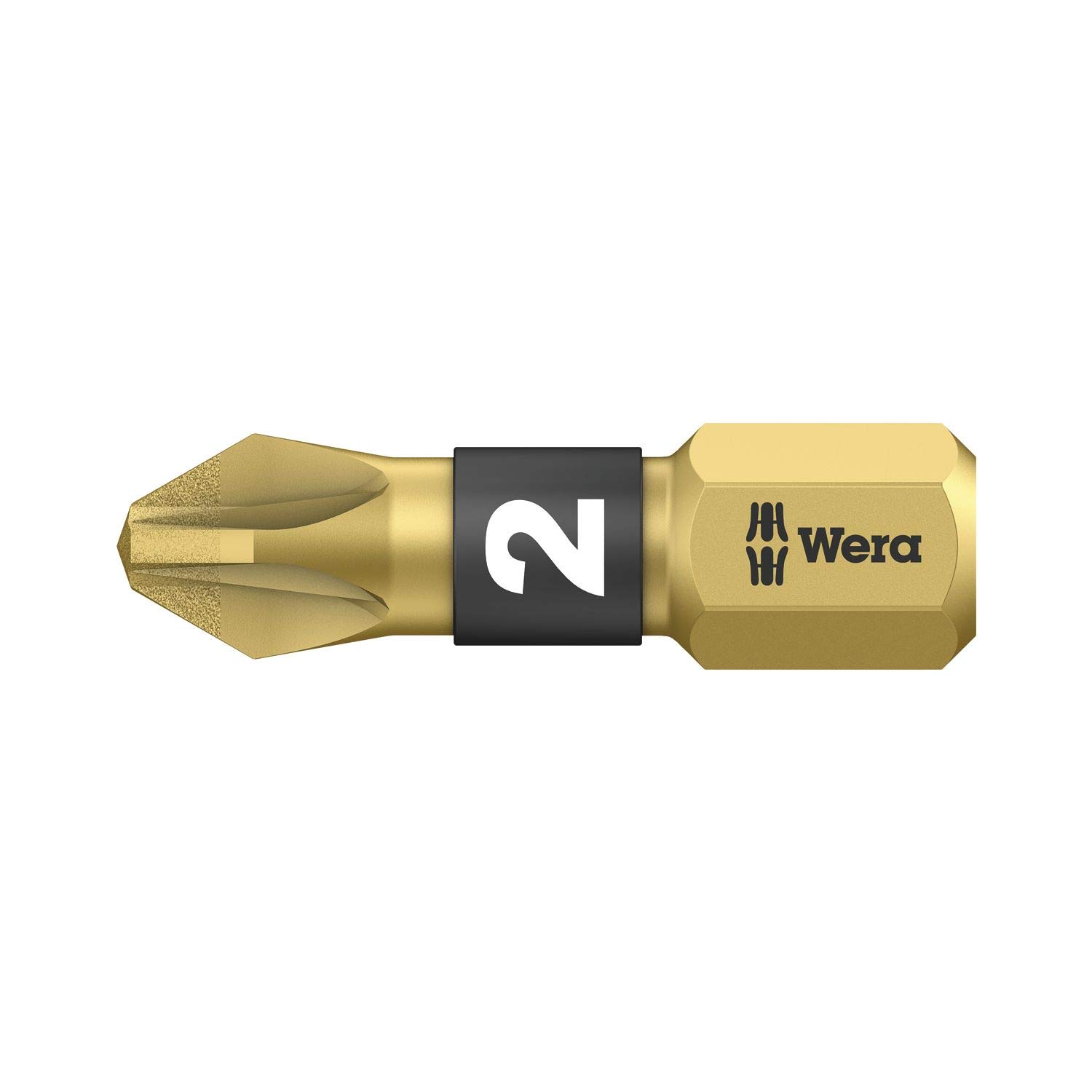 Wera Pz2 X 25Mm Pozidriv Bitorsion Diamond Coated Screwdriver Bit - 855/1 Bdc Pz