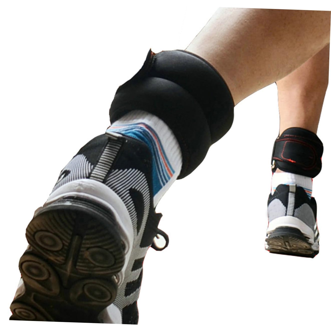 Coppia di Sacchi Zavorrati da Polso Neri per Sport | Vestibilità Aderente e Traspirante, Adatti a Uomo e Donna, per Allenamento Fitness Indoor e Outdoor
