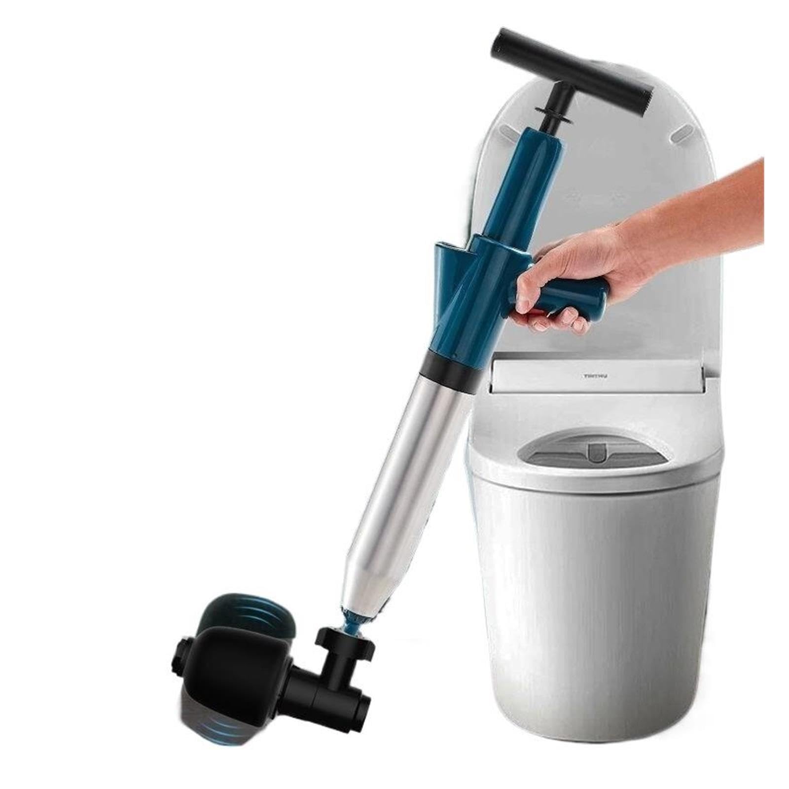 Blaster for drenaggio dell'aria ad alta pressione | Strumenti for rimuovere gli intasamenti dello scarico della fogna del lavandino del bagno(Black)