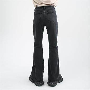 Men's Straight Leg Loose Fit Casual Jeans Washed Basic Outdoor Denim Pants Classic Casual Comfort Trousers