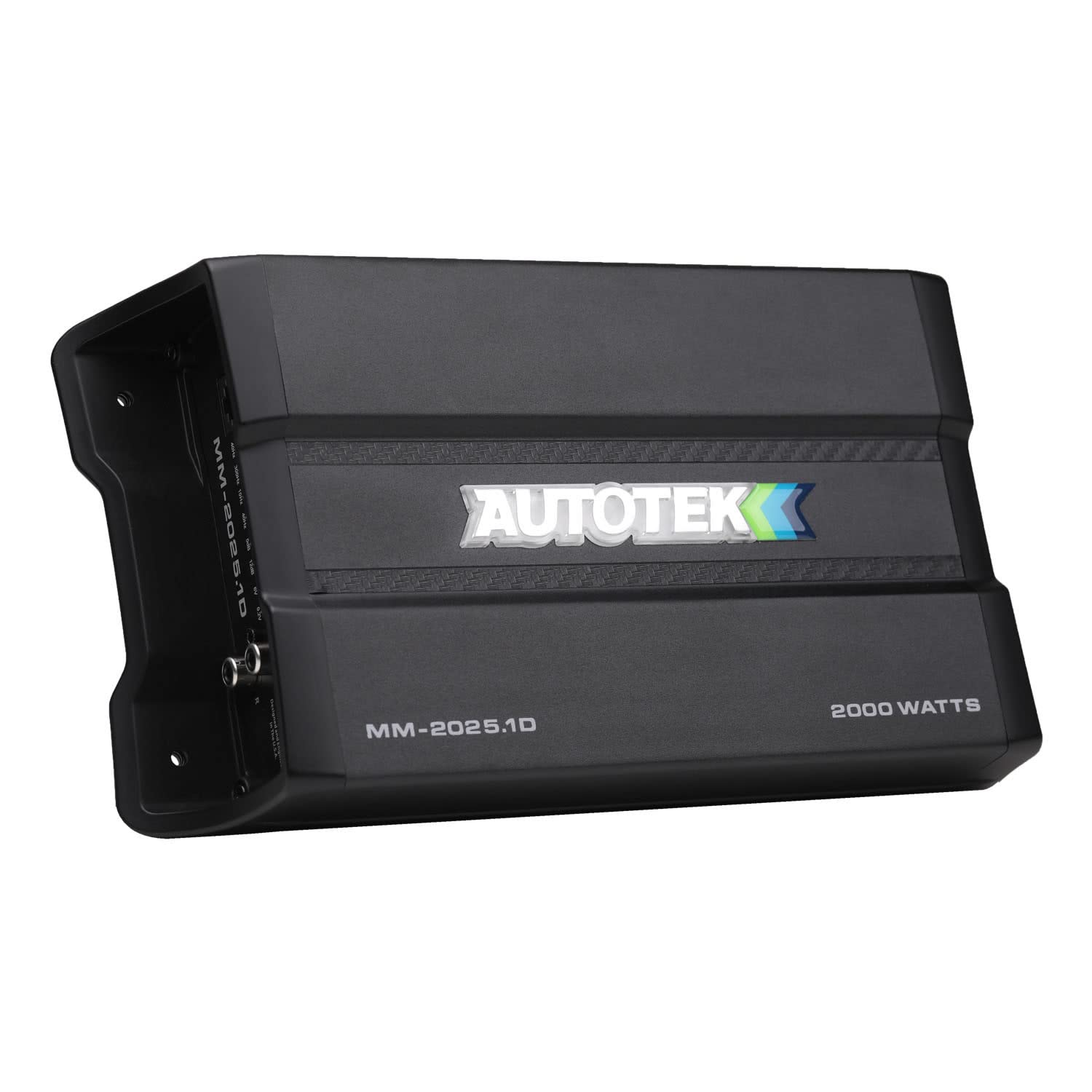 Autotek MM-2025.1D Mean Machine 2000 Watt Amplifier, 1-Ohm Stable Compact Mono Amplifier, Bass Remote Included