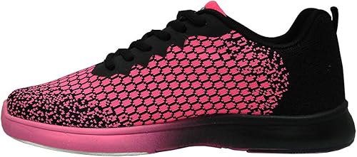 Miniatura 2 de Pyramid Path Lite - Zapatos de bolos de malla sin costuras para mujer, diseño ligero sin costuras, ajuste atlético, parte superior de punto