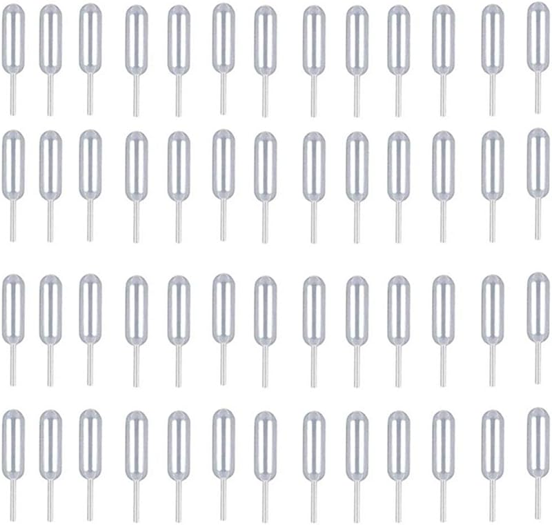 pipetas cuentagotas de transferencia de plástico de 4 ml para cupcakes de fiesta, 60 piezas | Gotero líquido de transferencia de plástico, Mini Cupcakes, pipetas de postre para ducha de comida, cumpleaños, negocios, postre, Ranch Dip